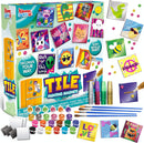 KLEVER KITS - Magnetic Tile Painting Kit, 24 Pcs