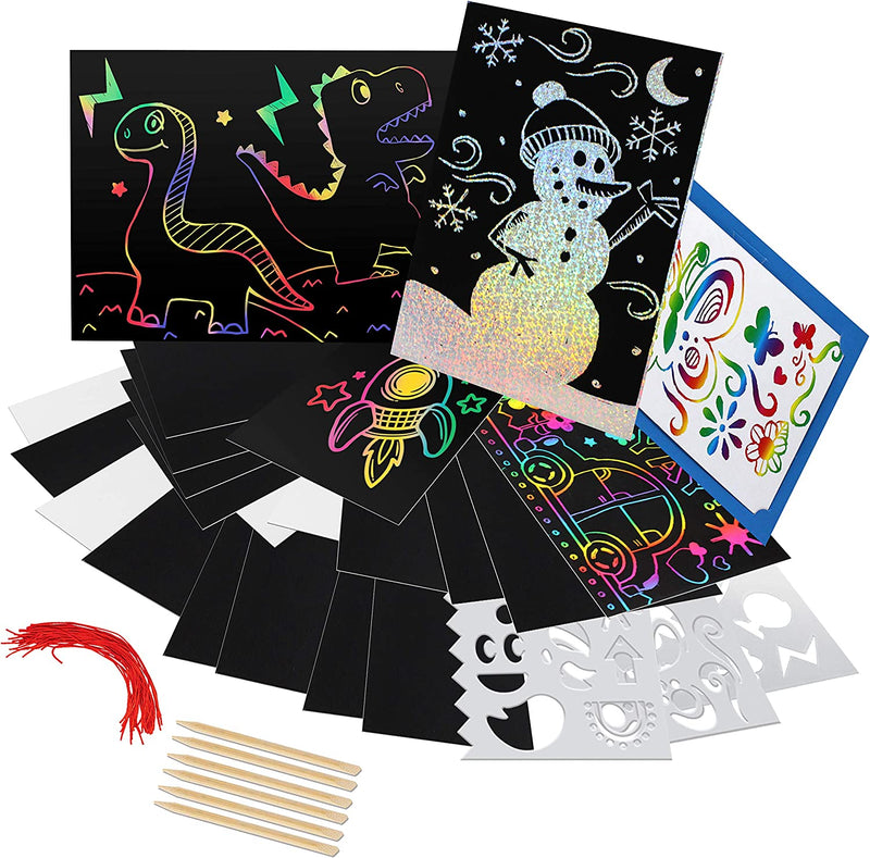KLEVER KITS - Scratch Paper Arts and Crafts Kit