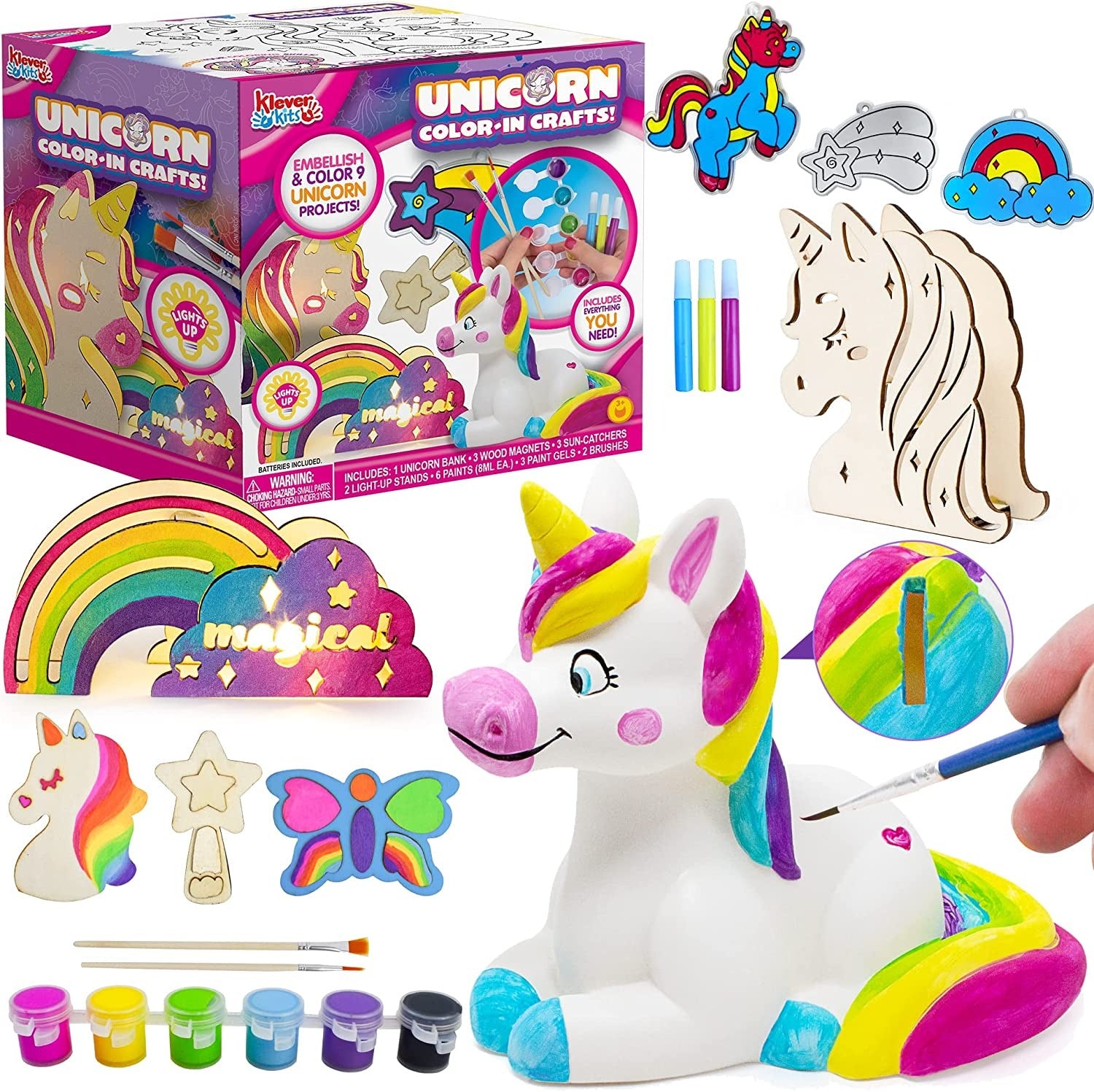 KLEVER KITS - Unicorn Painting Craft Kits