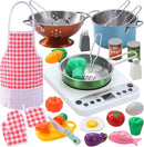 Kitchen 28-pcs Pretend Toy Playset