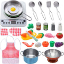 Kitchen 28-pcs Pretend Toy Playset