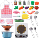 Kitchen 28-pcs Pretend Toy Playset