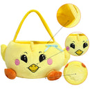 Large Easter Plush Chicken Basket