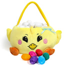 Large Easter Plush Chicken Basket