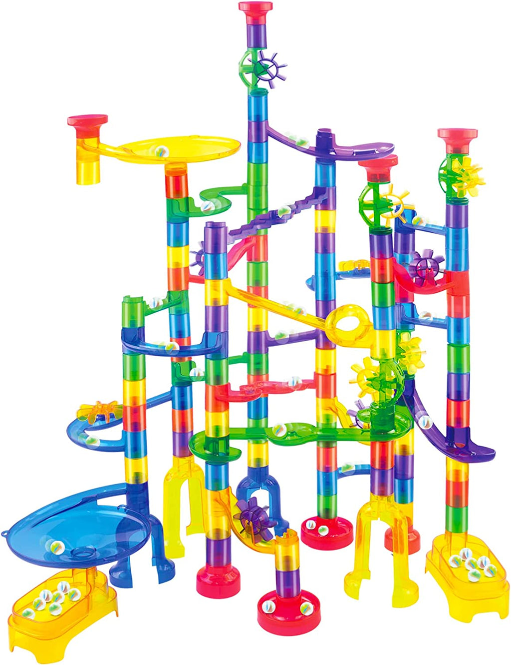 170Pcs Marble Run Premium Toy Set, STEM Educational Building Block Toy