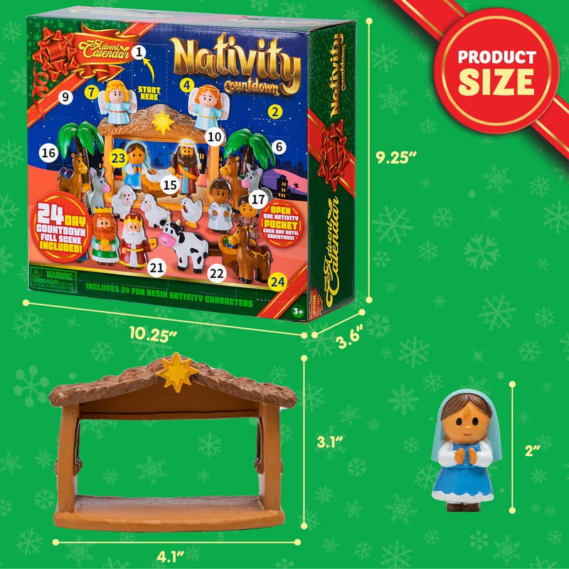Mini Nativity Figurine Advent Calendar JOYIN