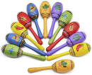 Mini Wooden Fiesta Maracas, 24 Pcs