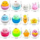 24Pcs Squishy Toys for Easter Party Favors