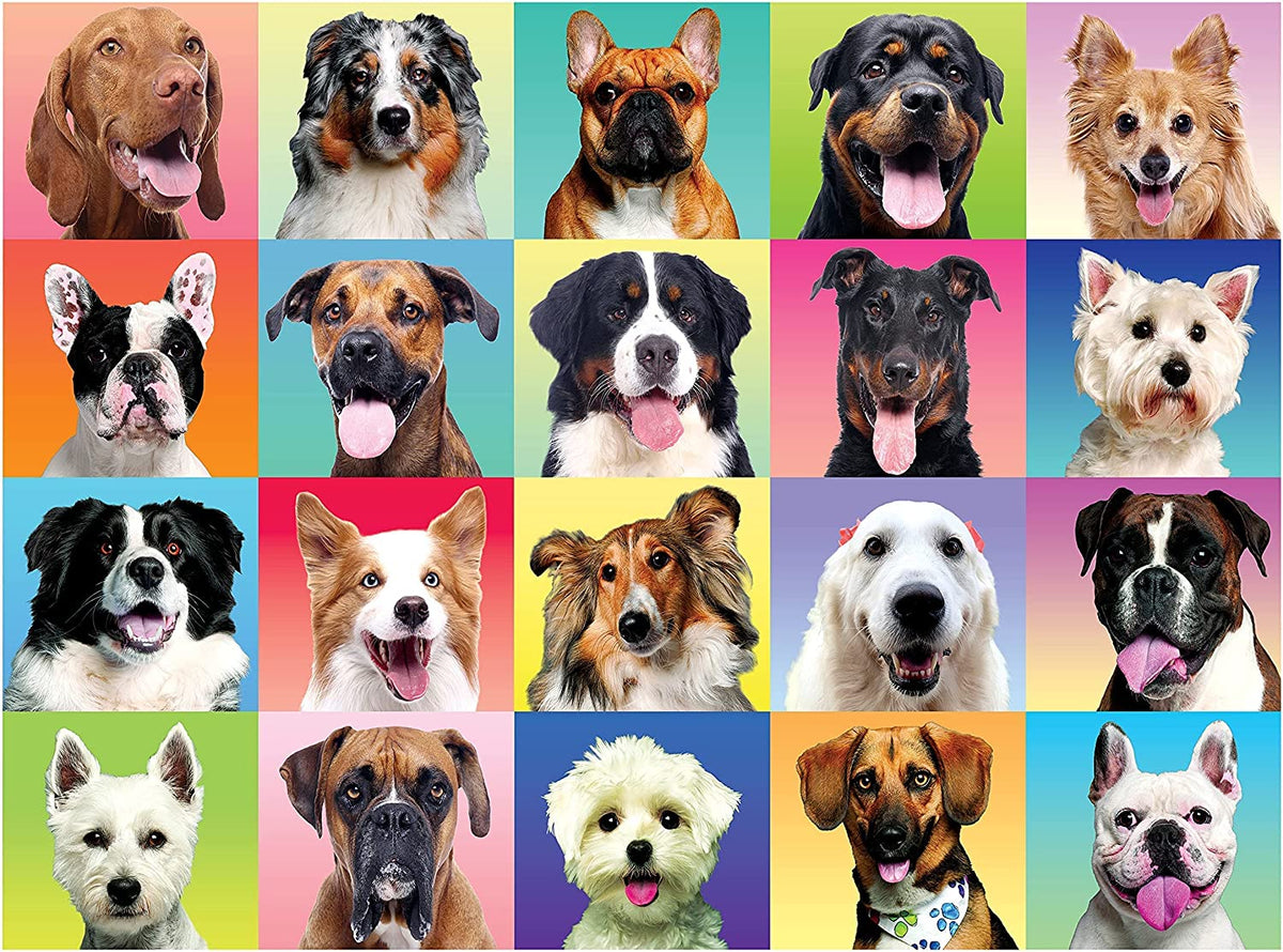 JOYIN | Multicolor Dogs Puzzles, 300 Pcs