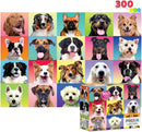 Multicolor Dogs Puzzles, 300 Pcs