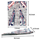 28Pcs Paper Planes with Parachute Toy Set for Kids