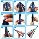 28Pcs Paper Planes with Parachute Toy Set for Kids