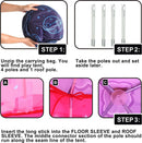 Pink Castle Tent with Crown