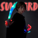 Pirate Light Up Buccaneer Swords With Motion Activated Clanging Sounds, 2pcs