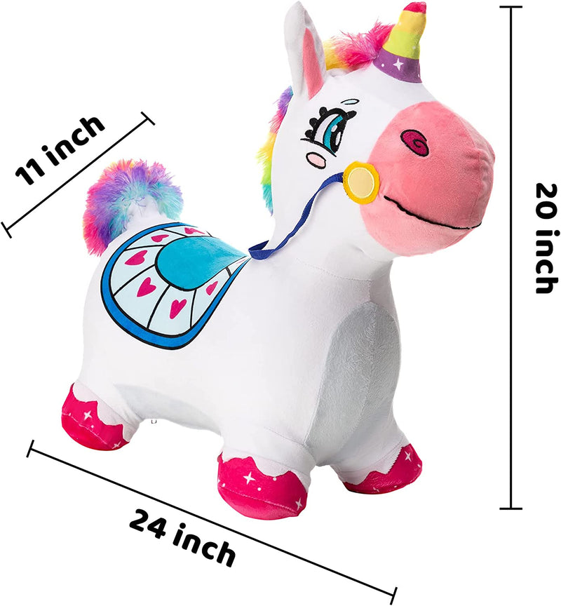 Plush Inflatable Bouncy Unicorn