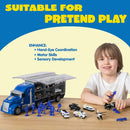 25 in 1 Police Carrier Truck Toys Set