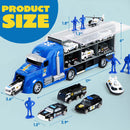 25 in 1 Police Carrier Truck Toys Set