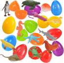 48Pcs Animal Figures Prefilled Easter Eggs