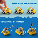 18 Pcs Pull Back City Cars and Trucks Toy