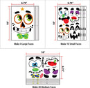 Pumpkin Decorating Stickers, 18 Pcs