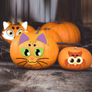 Pumpkin Foam Stickers Decoration, 18 Pcs