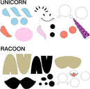 Pumpkin Foam Stickers Decoration, 18 Pcs