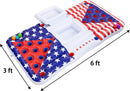 SLOOSH - American Flag Beer Pong Cooler Party Pool Float, 1 Pack