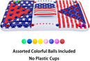 SLOOSH - American Flag Beer Pong Cooler Party Pool Float, 1 Pack