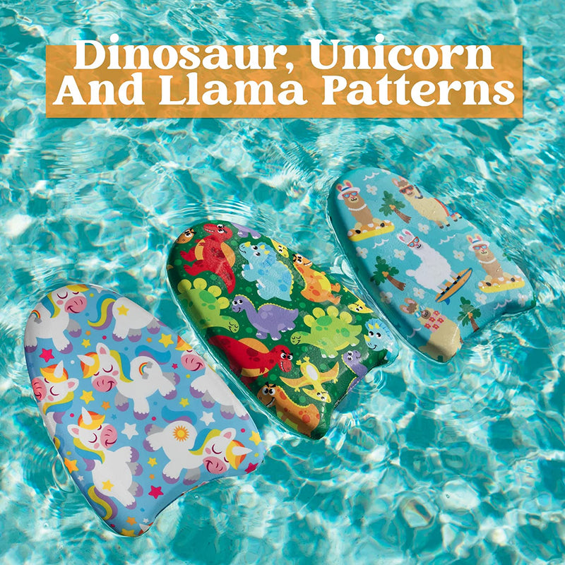 SLOOSH - Dinosaur & Unicorn & Llama Kickboard Set V2, 3 Packs