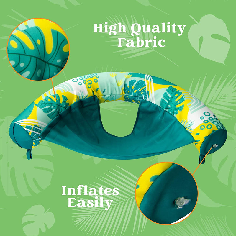 SLOOSH - Inflatable Floral Pool Noodle Chair with Seat, 3 Pack