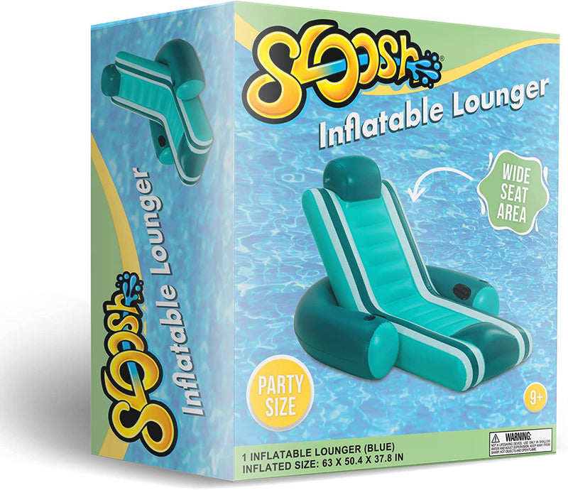 SLOOSH - Inflatable Pool Lounger (Blue)