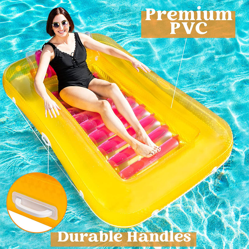 SLOOSH - Inflatable Tanning Pool Lounge Float