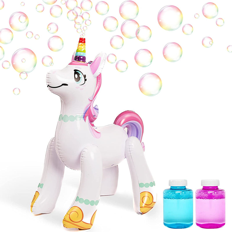 SLOOSH - inflatable ride a unicorn costume Bubble Machine