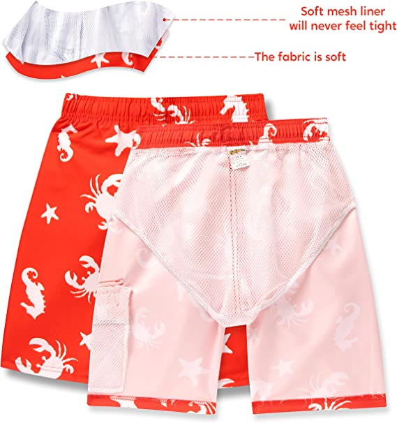 SLOOSH - Kids Swim Trunks (Sea Animals)