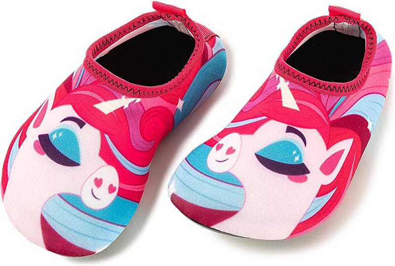 SLOOSH - Unisex Kids Swim Water Shoes, Unicorn