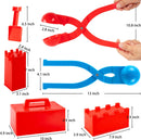 Snowball Makers & Castle Molds, 8 Pcs