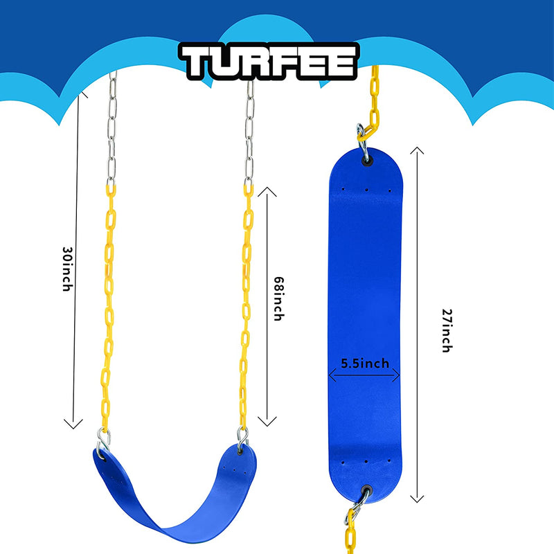 TURFEE - Blue Swing Seat, 2 Pack