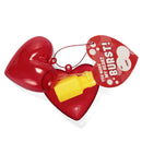 28Pcs Mini Bubble Wands Filled Hearts with Valentines Day Cards for Kids-Classroom Exchange Gifts