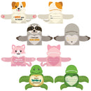 36pcs Kids Valentine's Animal Candy Cane Card Holder