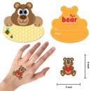 35Pcs Kids Valentines Cards Animal Themed Temporary Tattoos-Classroom Exchange Gifts