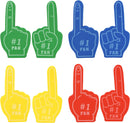 28Pcs Foam Fingers with Kids Valentines Cards for Classroom Exchange Gifts