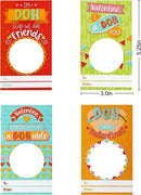 28Pcs Colorful Dough with Kids Valentines Cards for Classroom Exchange Gifts