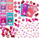 36Pcs Kids Valentines Cards With Stampers-Classroom Exchange Gifts