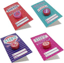 36Pcs Kids Valentines Cards With Stampers-Classroom Exchange Gifts