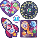 28Pcs Kids Valentines Cards with Magic Cards And Marble Balls-Classroom Exchange Gifts