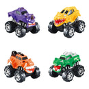16Pcs Kids Valentines Cards With Pull Back Monster Truck-Classroom Exchange Gifts