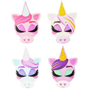 16Pcs Kids Valentines Cards with Unicorn Headbands-Classroom Exchange Gifts