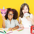 16Pcs Kids Valentines Cards with Unicorn Headbands-Classroom Exchange Gifts