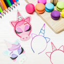 16Pcs Kids Valentines Cards with Unicorn Headbands-Classroom Exchange Gifts
