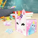 28Pcs Kids Valentines Cards with Unicorn Mailbox-Classroom Exchange Gifts